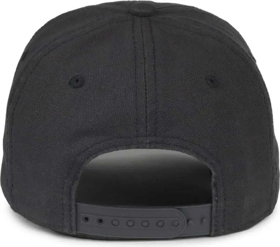 OC Sports DUK-111SB DUK Canvas Snap Back Cap - Graphite - Dark Gray / OSFM