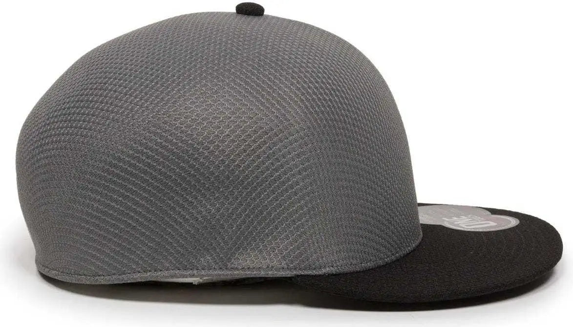 OC Sports EDGE Flexible Fitting Cap - Graphite Black