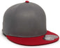 OC Sports EDGE Flexible Fitting Cap - Graphite Red - Dark Gray Red / 7’’ - 7 3/8’’