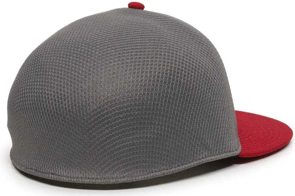 OC Sports EDGE Flexible Fitting Cap - Graphite Red