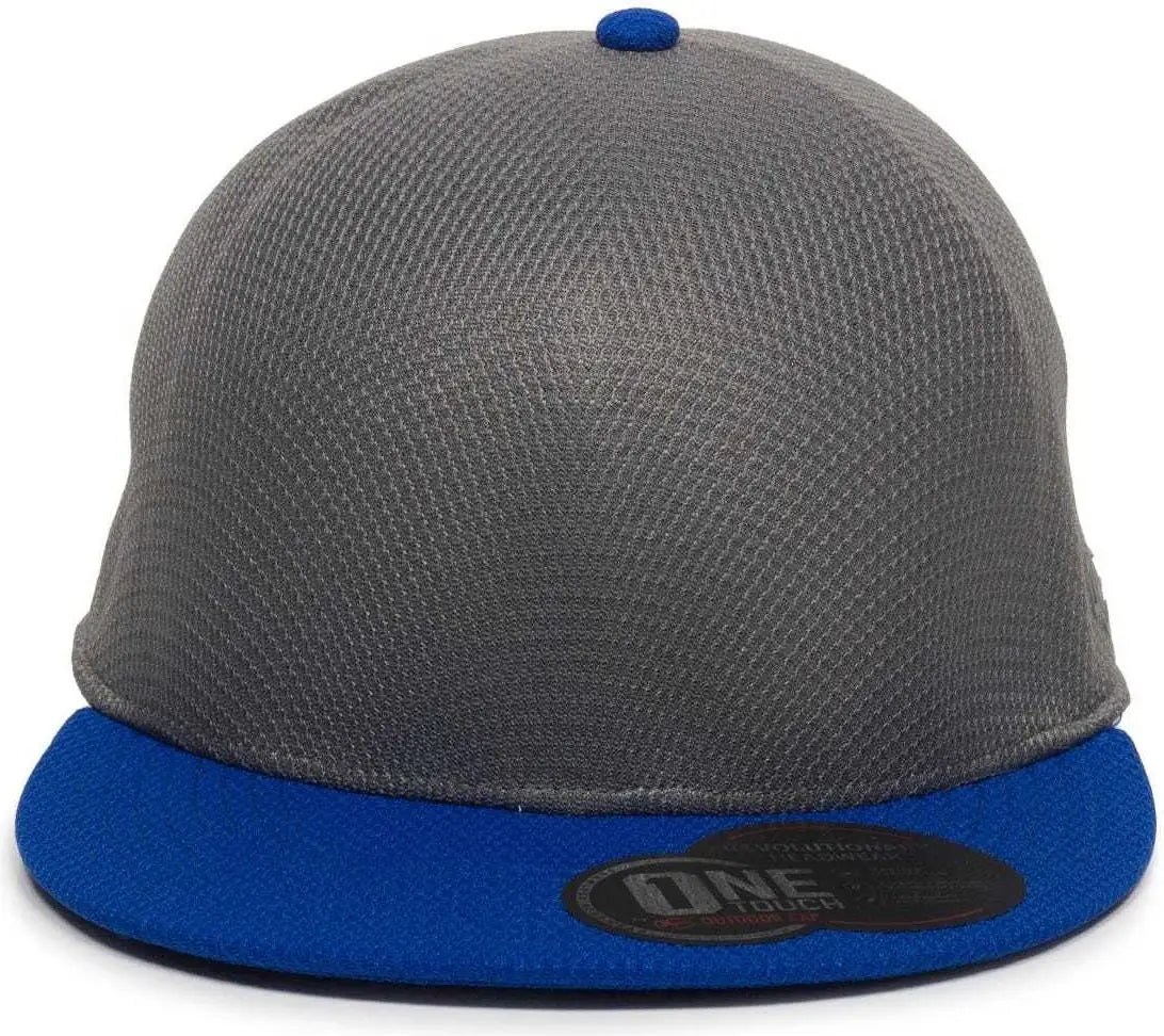 OC Sports EDGE Flexible Fitting Cap - Graphite Royal