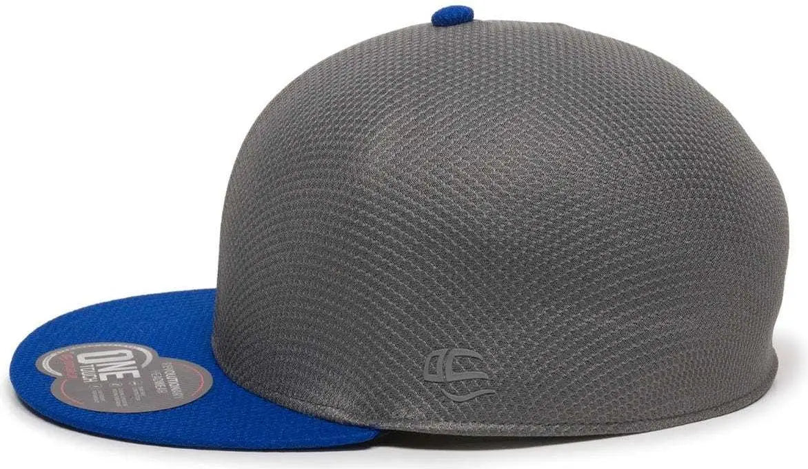 OC Sports EDGE Flexible Fitting Cap - Graphite Royal
