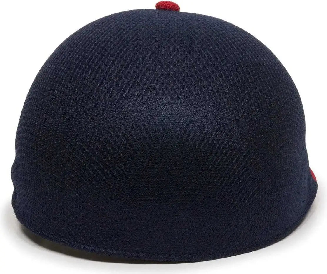 OC Sports EDGE Flexible Fitting Cap - Navy Red