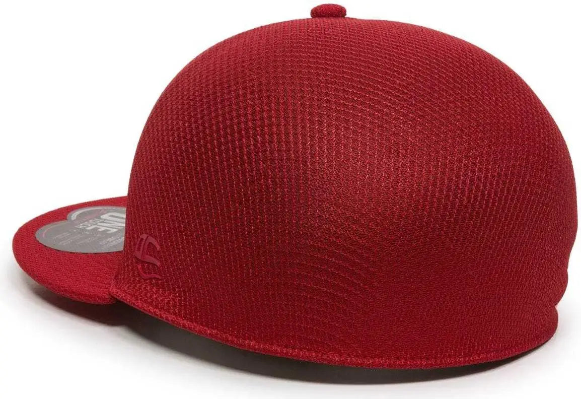 OC Sports EDGE Flexible Fitting Cap - Red