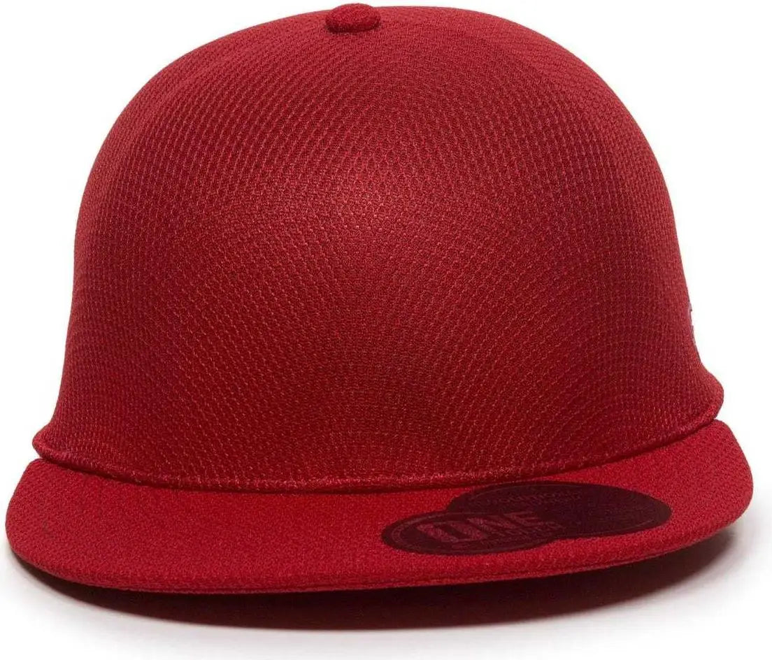 OC Sports EDGE Flexible Fitting Cap - Red