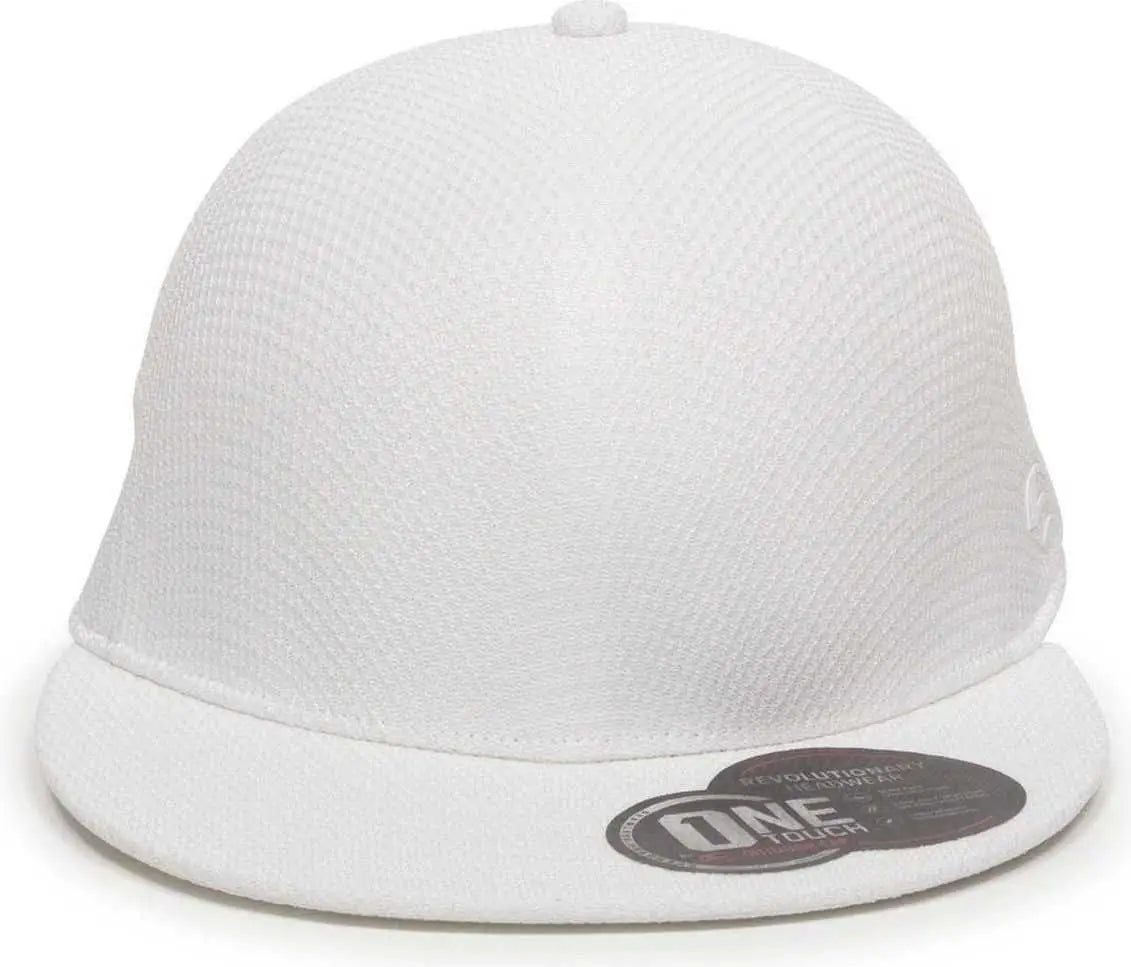 OC Sports EDGE Flexible Fitting Cap - White