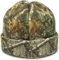 OC Sports ESL-002 Beanie with Cuff Reversible - Realtree Edge Blaze - Realtree Blaze / One Size Fits Most