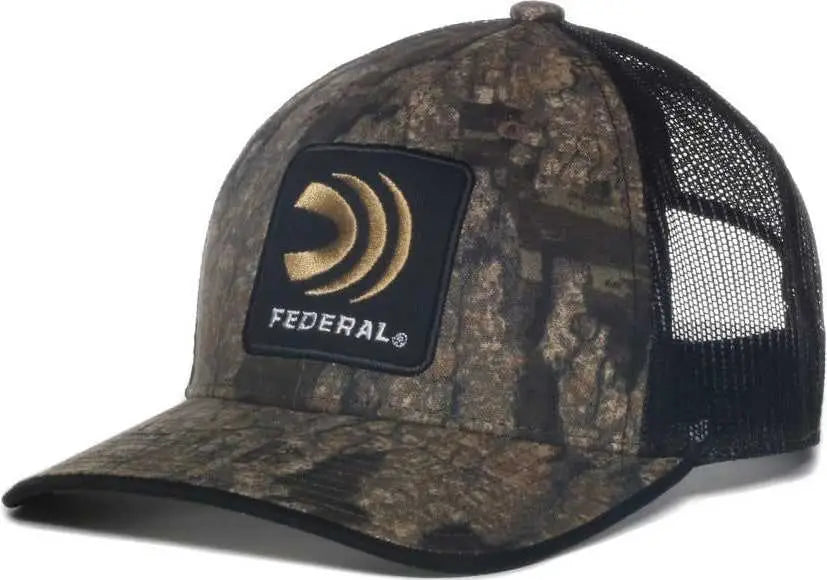 OC Sports FED01 Federal Cap - Realtree Timber Black - Realtree Black / OSFM