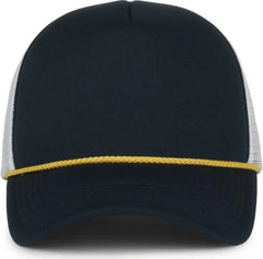 OC Sports FFA-FOAM FFA Foam Mesh Back with Cord - Navy White - White / OSFM