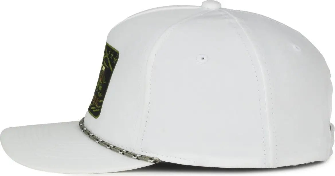 OC Sports FFA792 FFA Cap - White - White / 6 7/8’’ - 7 1/2’’