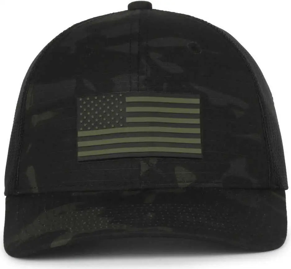OC Sports FLAG01 FFA Cap - Multicam Black Black - Multican Black / 6 7/8’’ - 7 1/2’’