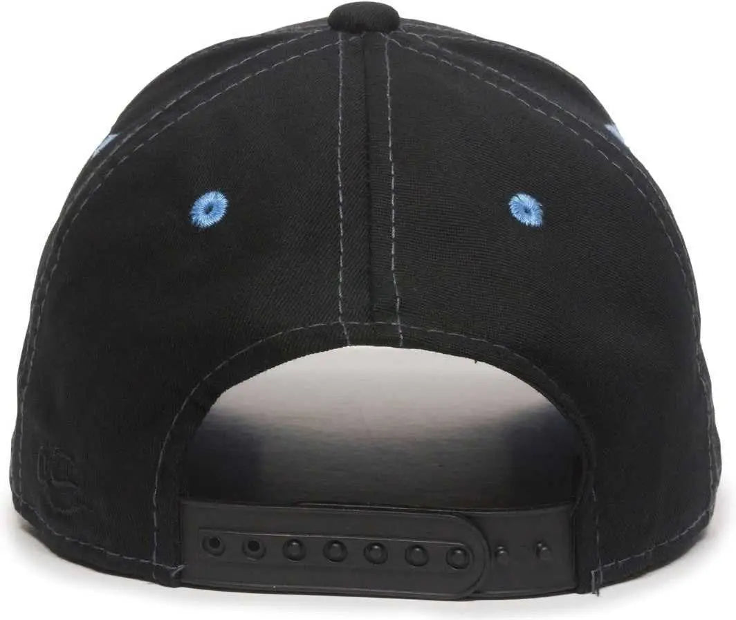 OC Sports FLR-100 Adjustable Cap - Black Blue Tropical - Black Blue Tropical / OSFM