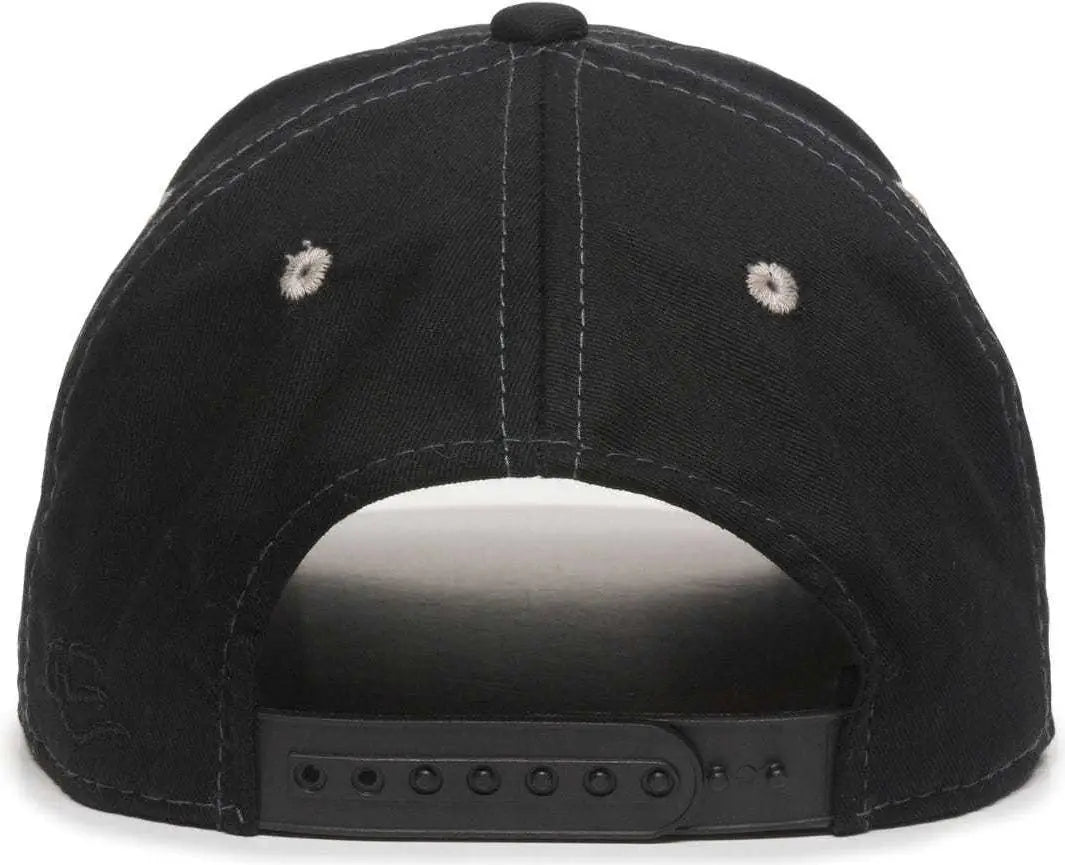 OC Sports FLR-100 Adjustable Cap - Black Light Grey Tropical - Black Light Gray / 6 7/8’’ - 7 1/2’’