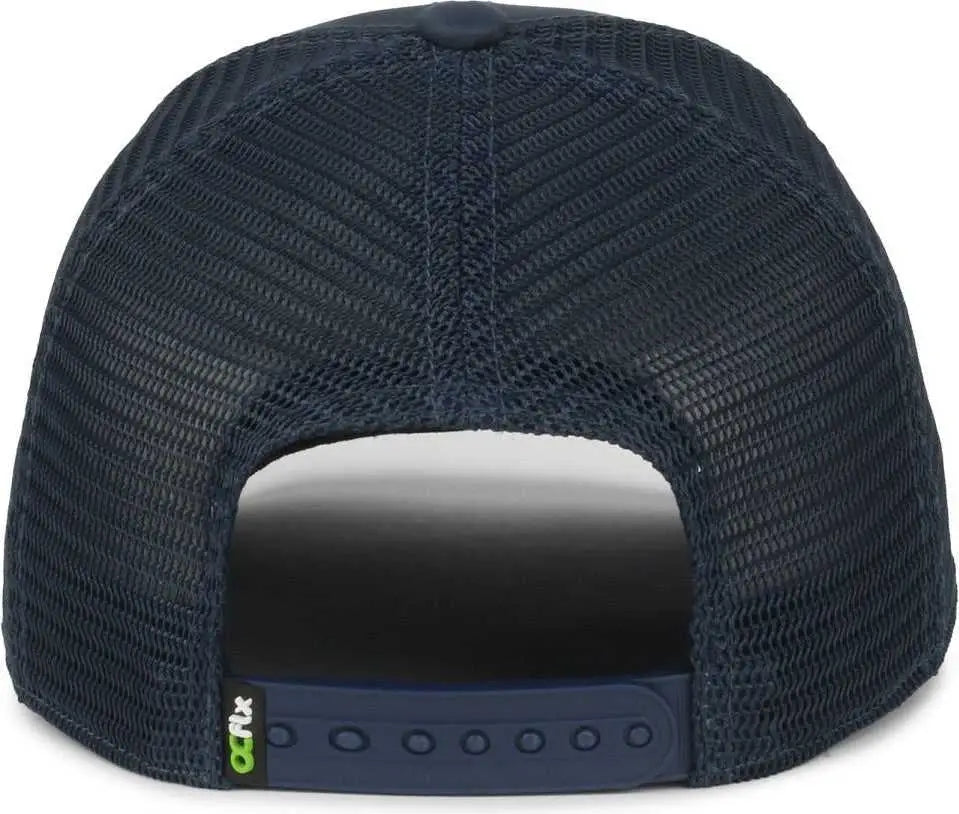 OC Sports FLX672M-E ProFlex Adjustable Sweatband Cap - E Navy Navy - Navy / OSFM