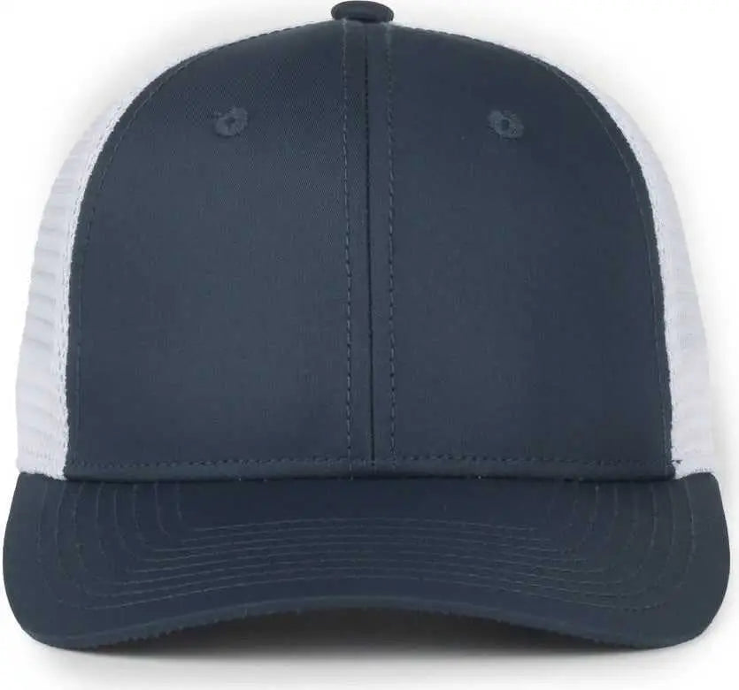 OC Sports FLX672M-E ProFlex Adjustable Sweatband Cap - E Navy White - White / OSFM