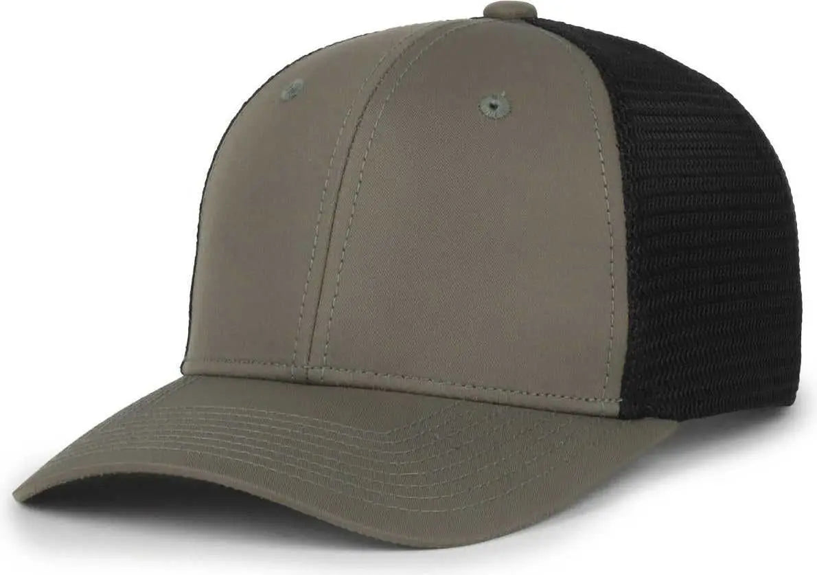 OC Sports FLX672M-E ProFlex Adjustable Sweatband Cap - E Olive Black - Black / OSFM
