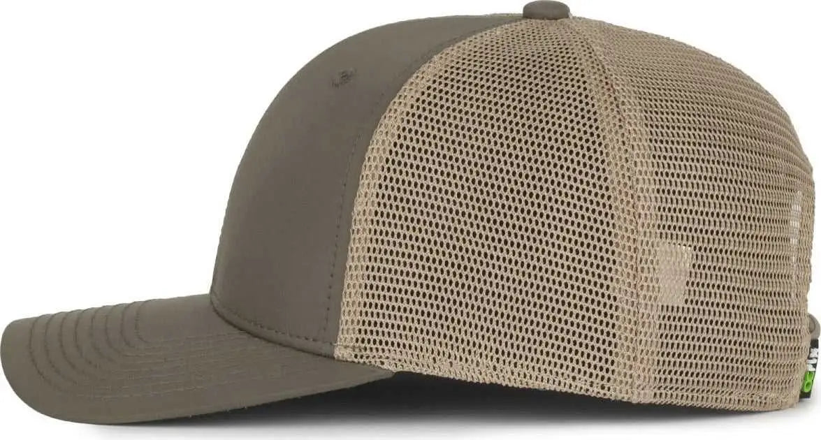OC Sports FLX672M-E ProFlex Adjustable Sweatband Cap - E Olive Khaki - Khaki / OSFM