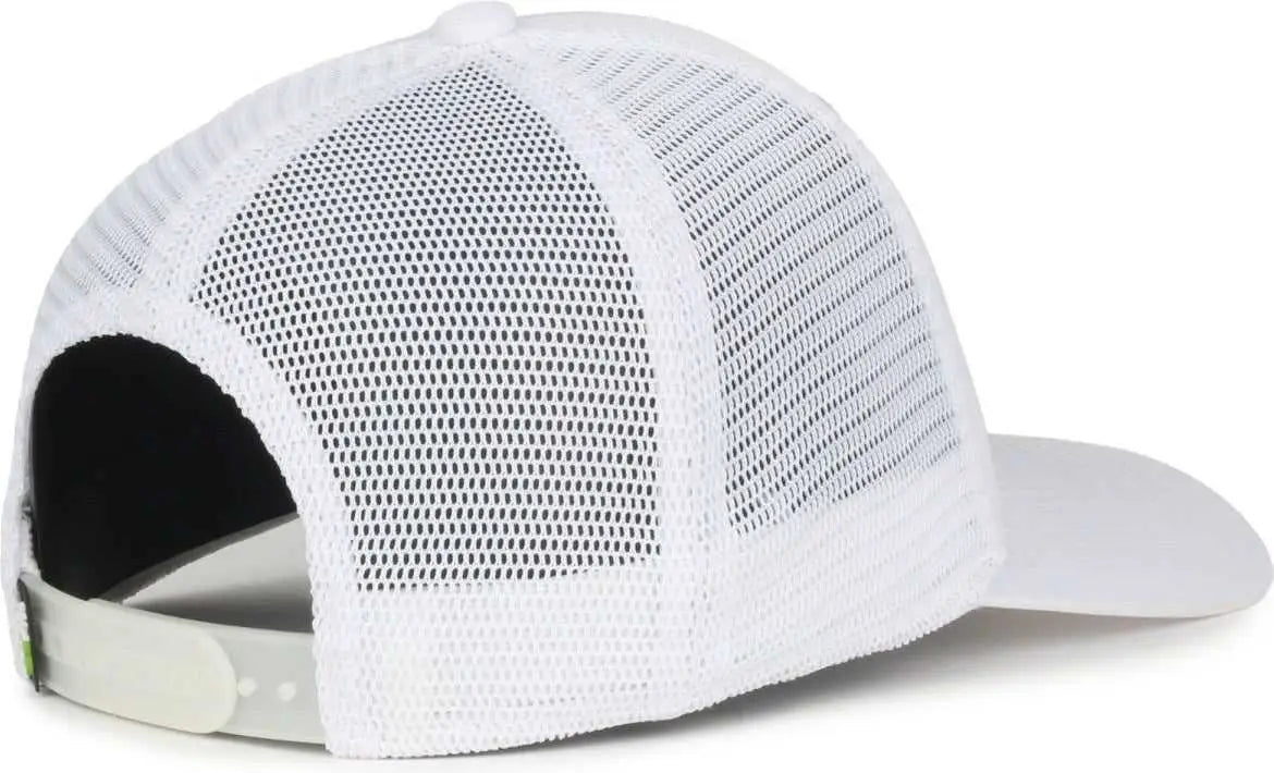 OC Sports FLX672M-E ProFlex Adjustable Sweatband Cap - E White White - White / OSFM