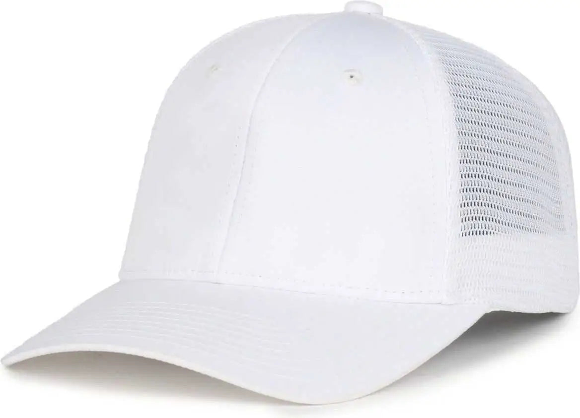 OC Sports FLX672M-E ProFlex Adjustable Sweatband Cap - E White White - White / OSFM