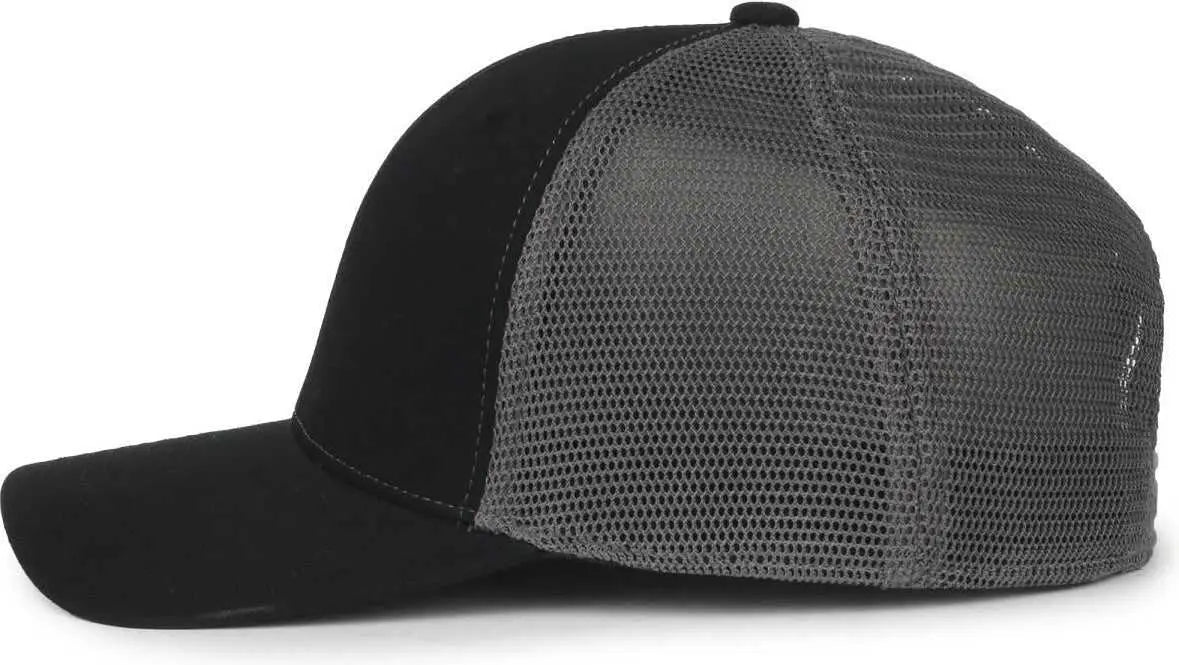 OC Sports FLX672M OCflx Adjustable Sweatband Cap - Black Charcoal - Dark Gray / OSFM
