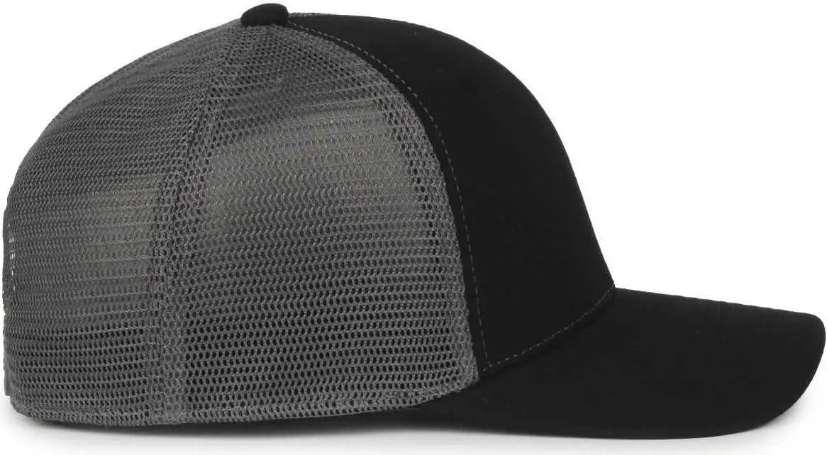 OC Sports FLX672M OCflx Adjustable Sweatband Cap - Black Charcoal - Dark Gray / OSFM