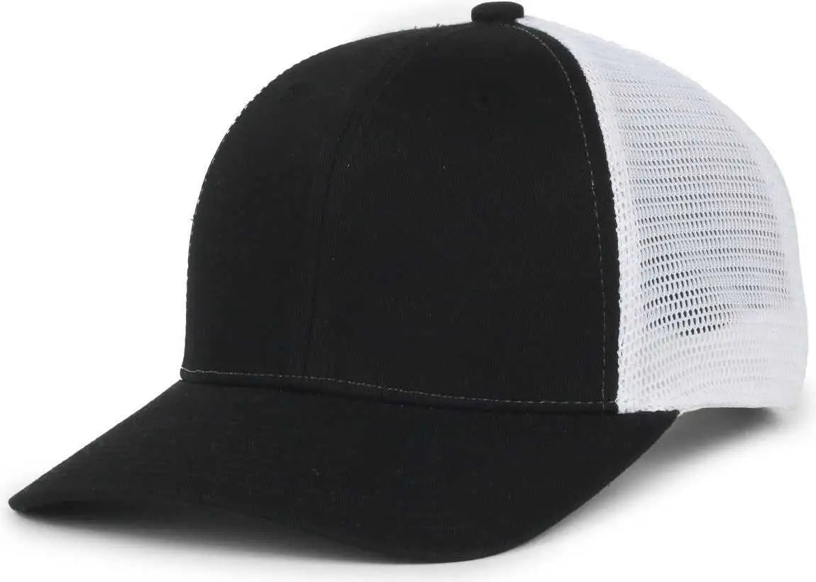 OC Sports FLX672M OCflx Adjustable Sweatband Cap - Black White - White / OSFM