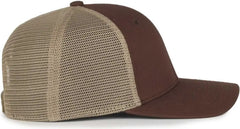 OC Sports FLX672M OCflx Adjustable Sweatband Cap - Brown Khaki - Khaki / OSFM