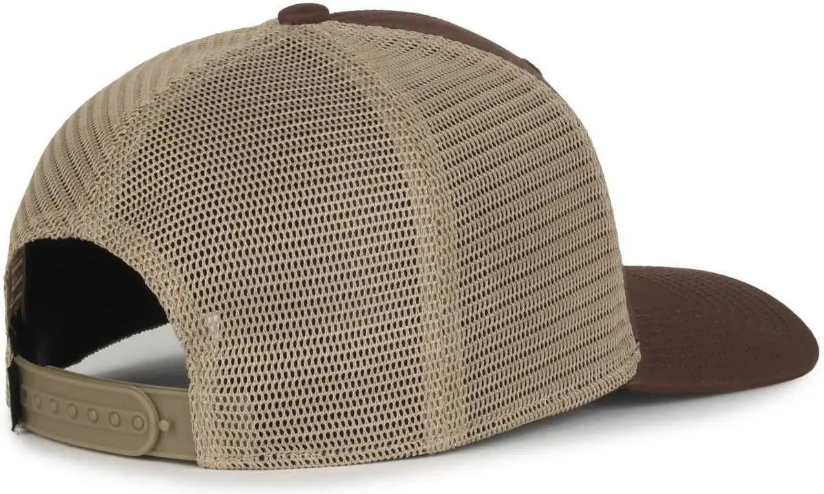 OC Sports FLX672M OCflx Adjustable Sweatband Cap - Brown Khaki - Khaki / OSFM