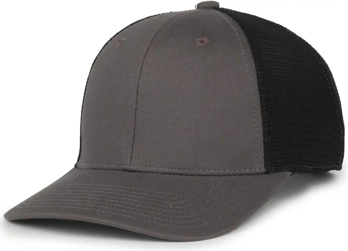 OC Sports FLX672M OCflx Adjustable Sweatband Cap - Charcoal Black - Black / OSFM
