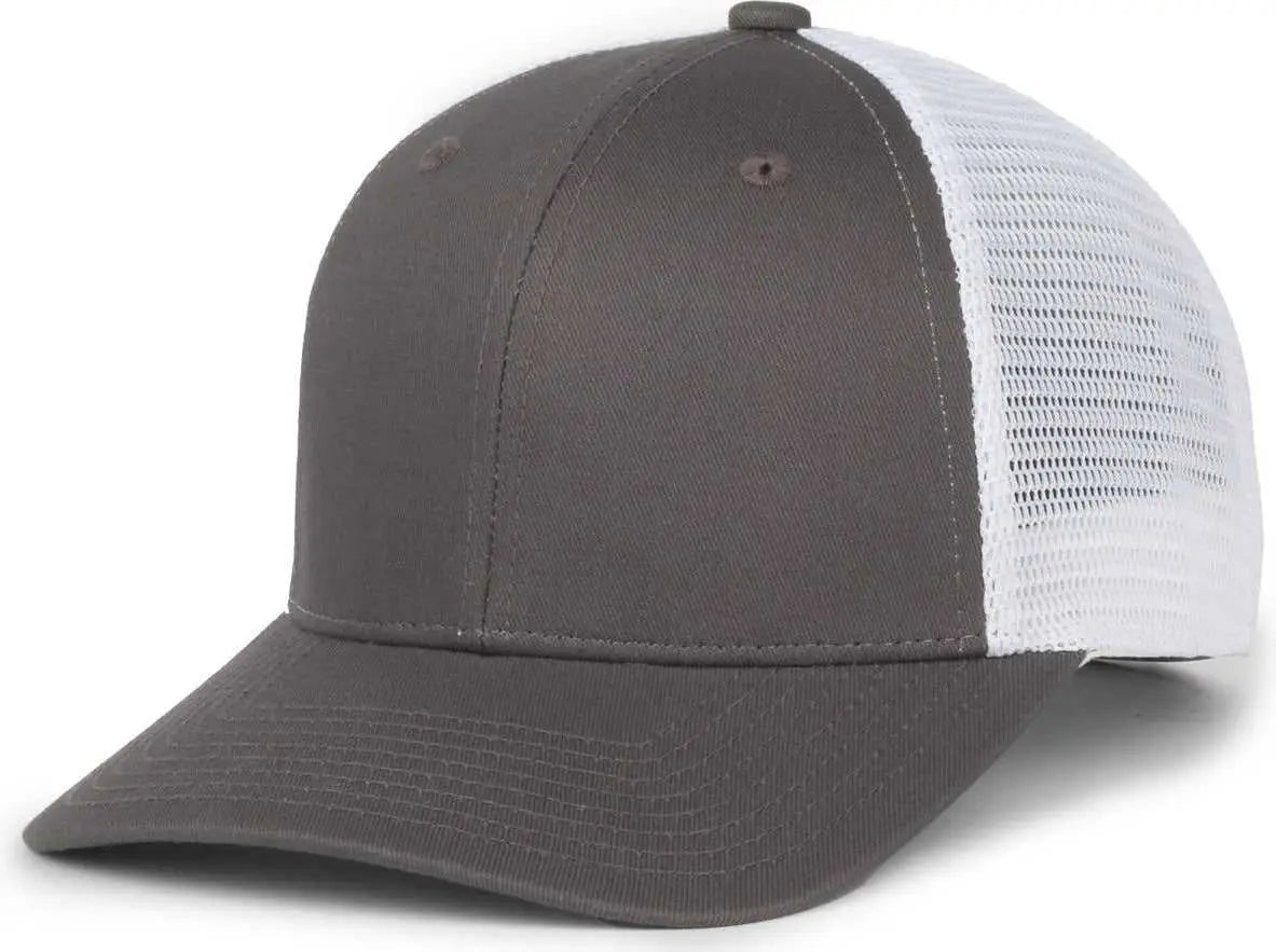 OC Sports FLX672M OCflx Adjustable Sweatband Cap - Charcoal White - White / OSFM