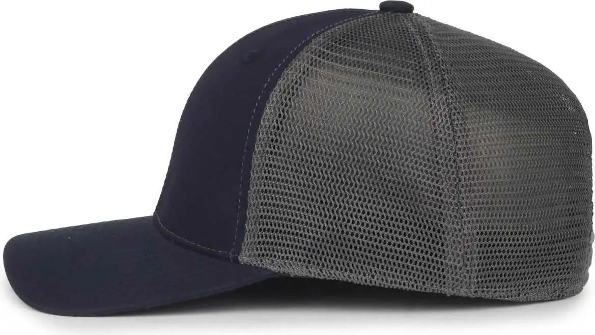 OC Sports FLX672M OCflx Adjustable Sweatband Cap - Navy Charcoal - Dark Gray / OSFM