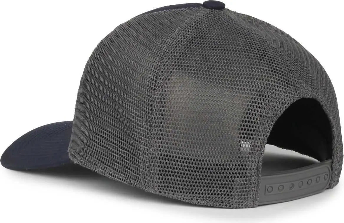 OC Sports FLX672M OCflx Adjustable Sweatband Cap - Navy Charcoal - Dark Gray / OSFM