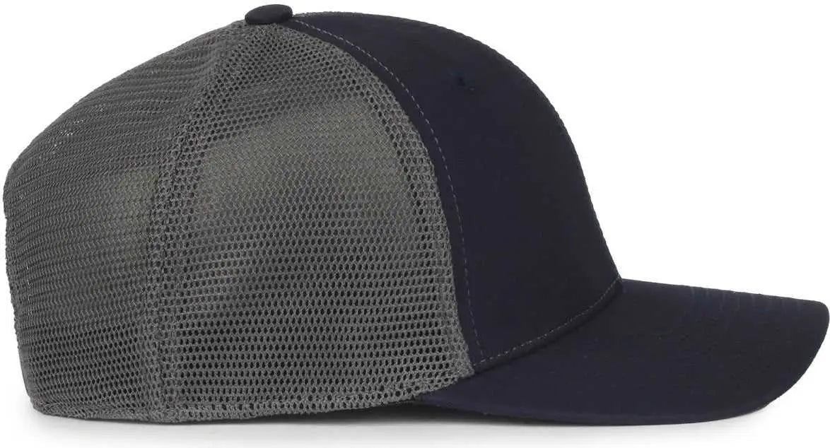 OC Sports FLX672M OCflx Adjustable Sweatband Cap - Navy Charcoal - Dark Gray / OSFM