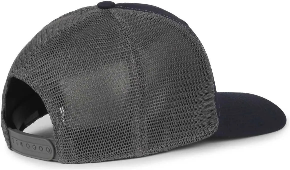 OC Sports FLX672M OCflx Adjustable Sweatband Cap - Navy Charcoal - Dark Gray / OSFM