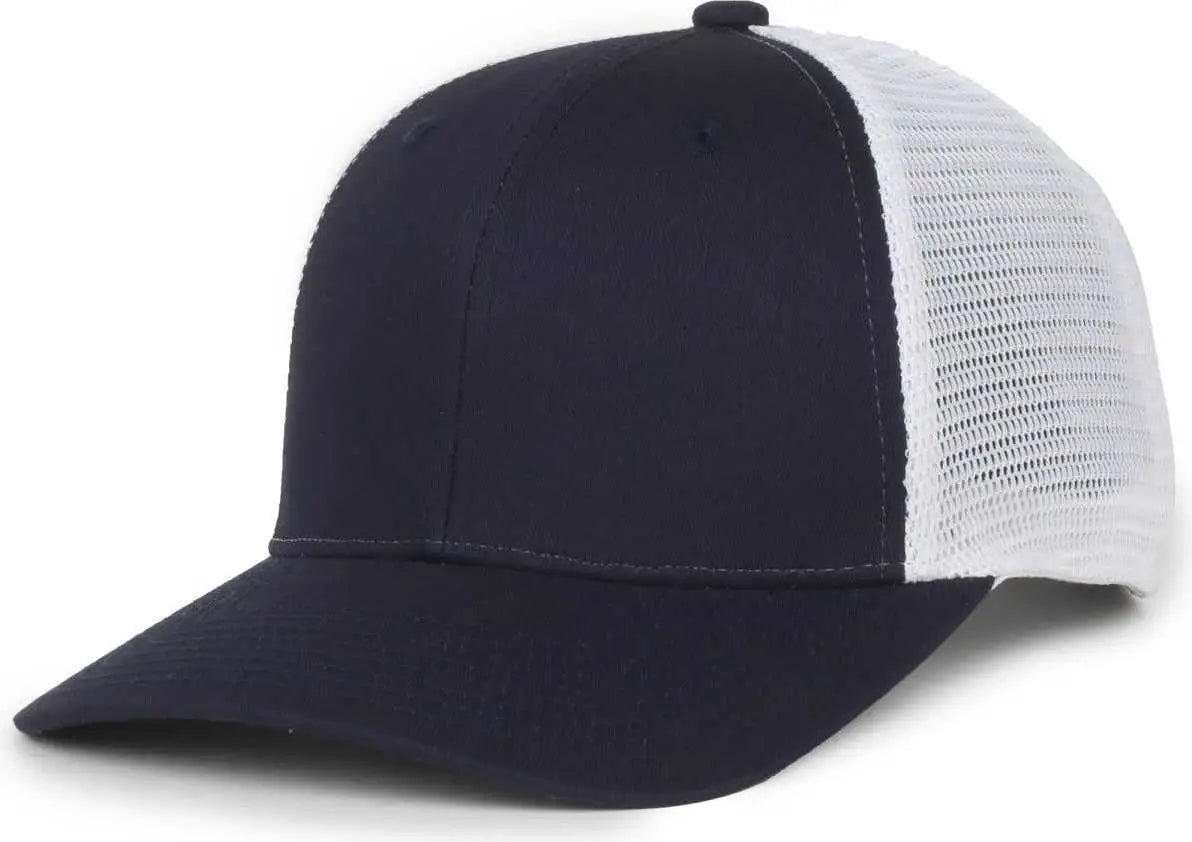 OC Sports FLX672M OCflx Adjustable Sweatband Cap - Navy White - White / OSFM