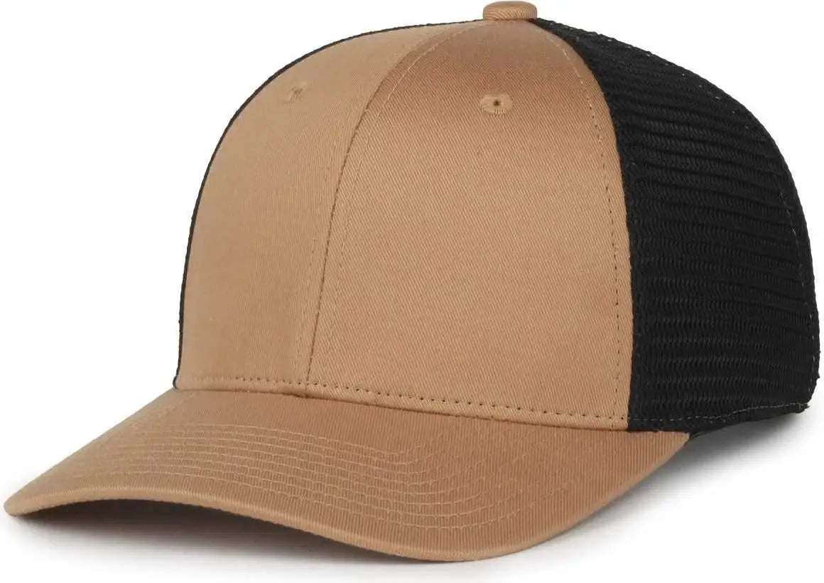 OC Sports FLX672M OCflx Adjustable Sweatband Cap - Old Gold Black - Black / OSFM