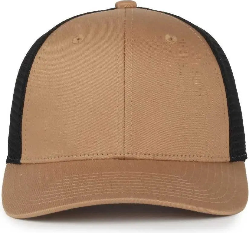 OC Sports FLX672M OCflx Adjustable Sweatband Cap - Old Gold Black - Black / OSFM