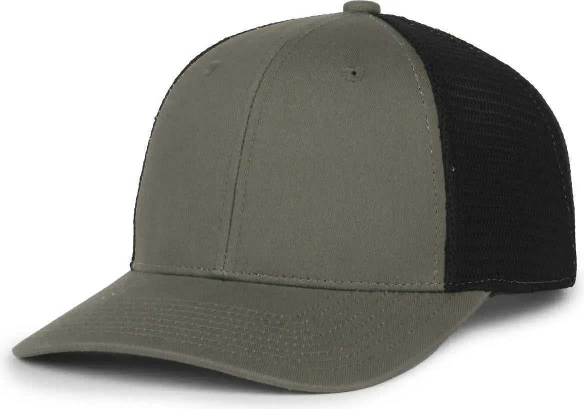 OC Sports FLX672M OCflx Adjustable Sweatband Cap - Olive Black - Black / OSFM