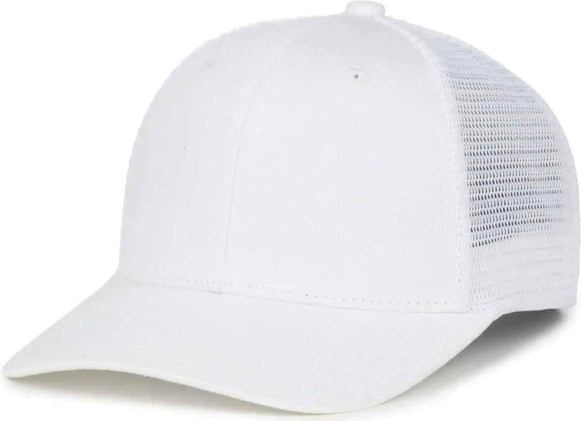 OC Sports FLX672M OCflx Adjustable Sweatband Cap - White White - White / OSFM