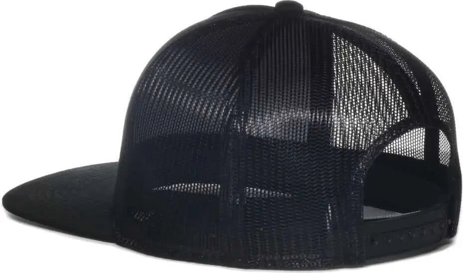 OC Sports FLY02 Cotton Twill Cap - Black - Black / 6 7/8’’ - 7 1/2’’