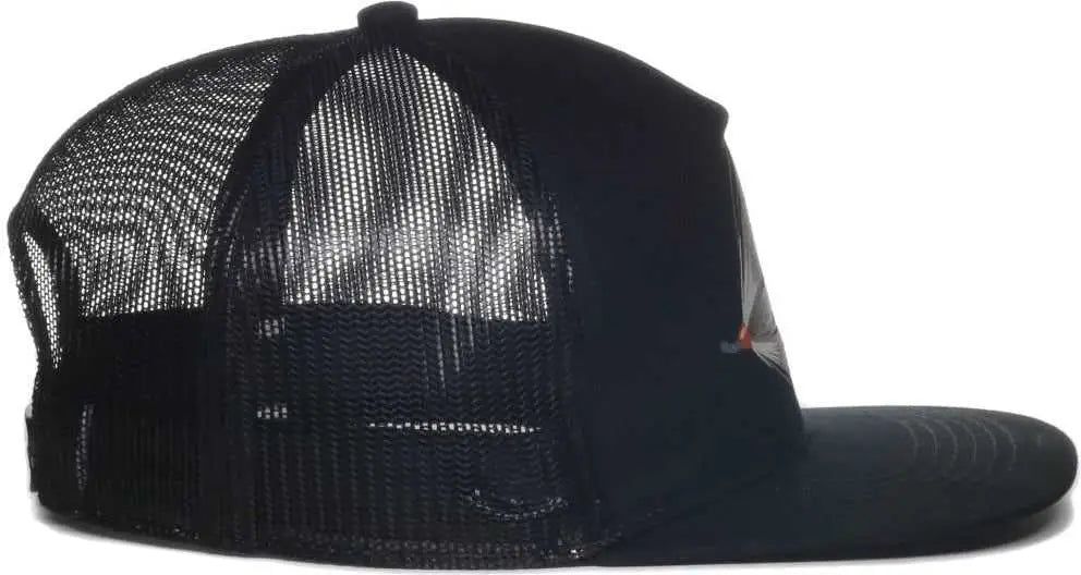 OC Sports FLY02 Cotton Twill Cap - Black - Black / 6 7/8’’ - 7 1/2’’