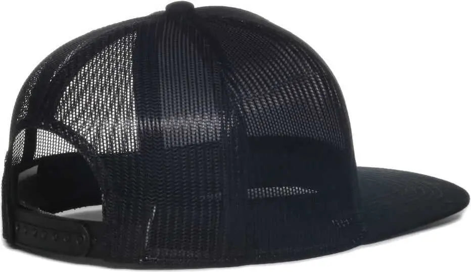 OC Sports FLY02 Cotton Twill Cap - Black - Black / 6 7/8’’ - 7 1/2’’