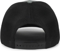 OC Sports FRD18 Ford Series Cap Heathered Gray Black Gray Black / 6 7/8’’ 7 1/2’’