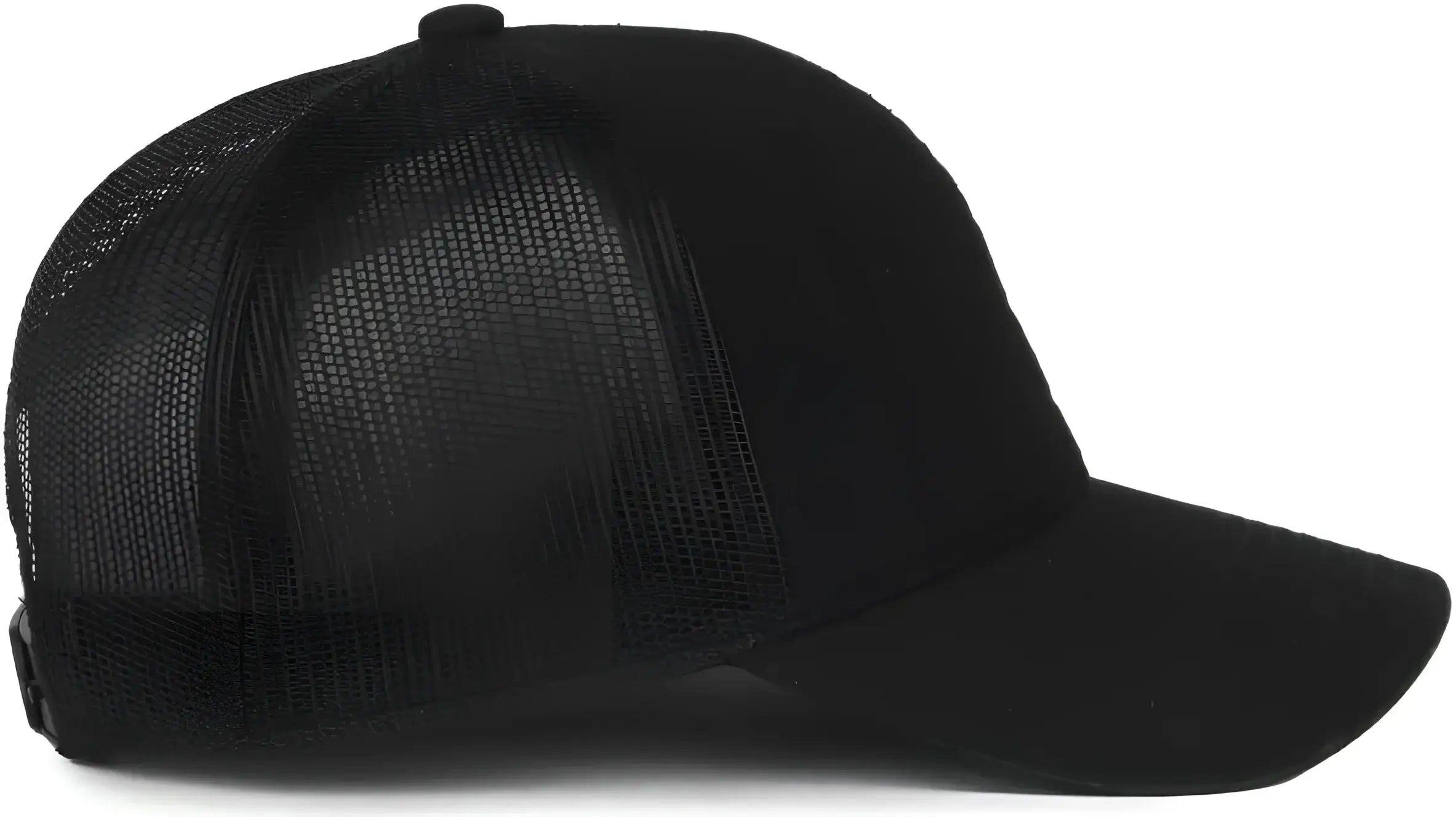 OC Sports FWT-130SB Garment Washed Snap Back Cap - Black Black - Black / OSFM