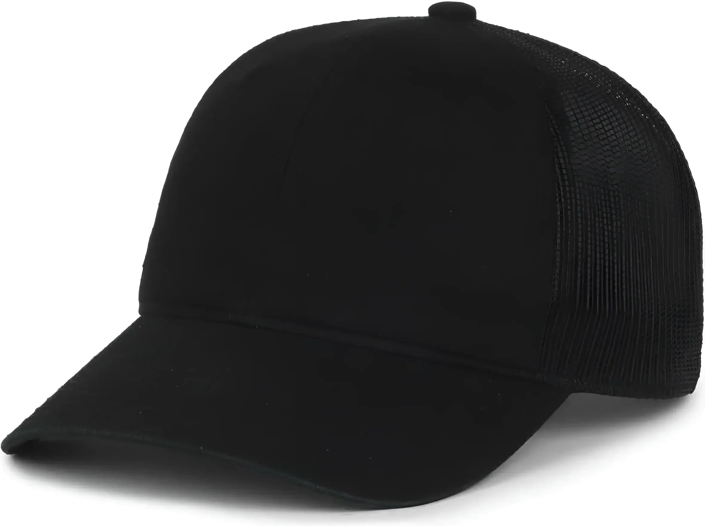 OC Sports FWT-130SB Garment Washed Snap Back Cap - Black Black - Black / OSFM