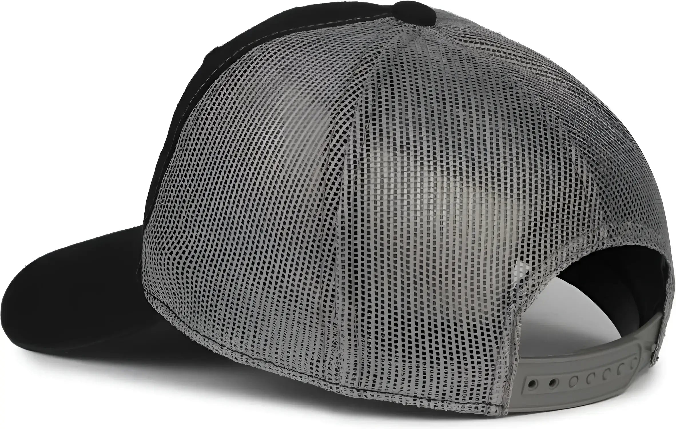 OC Sports FWT-130SB Garment Washed Snap Back Cap - Black Charcoal - Dark Gray / OSFM