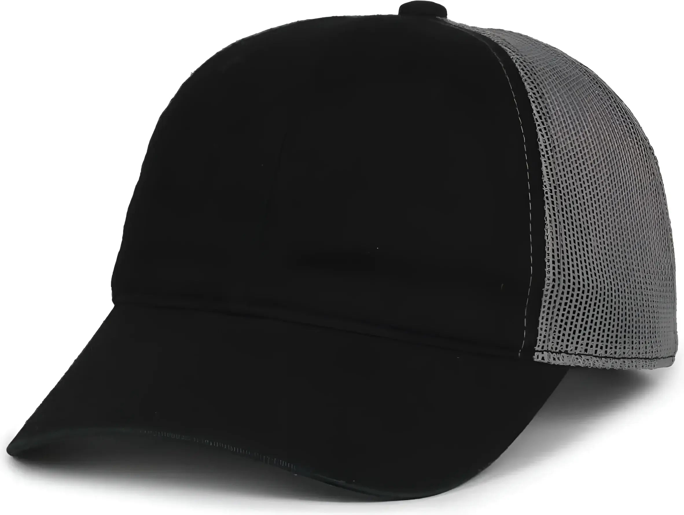OC Sports FWT-130SB Garment Washed Snap Back Cap - Black Charcoal - Dark Gray / OSFM