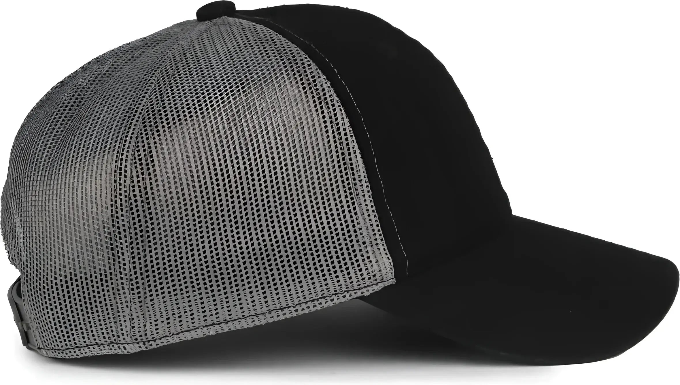 OC Sports FWT-130SB Garment Washed Snap Back Cap - Black Charcoal - Dark Gray / OSFM