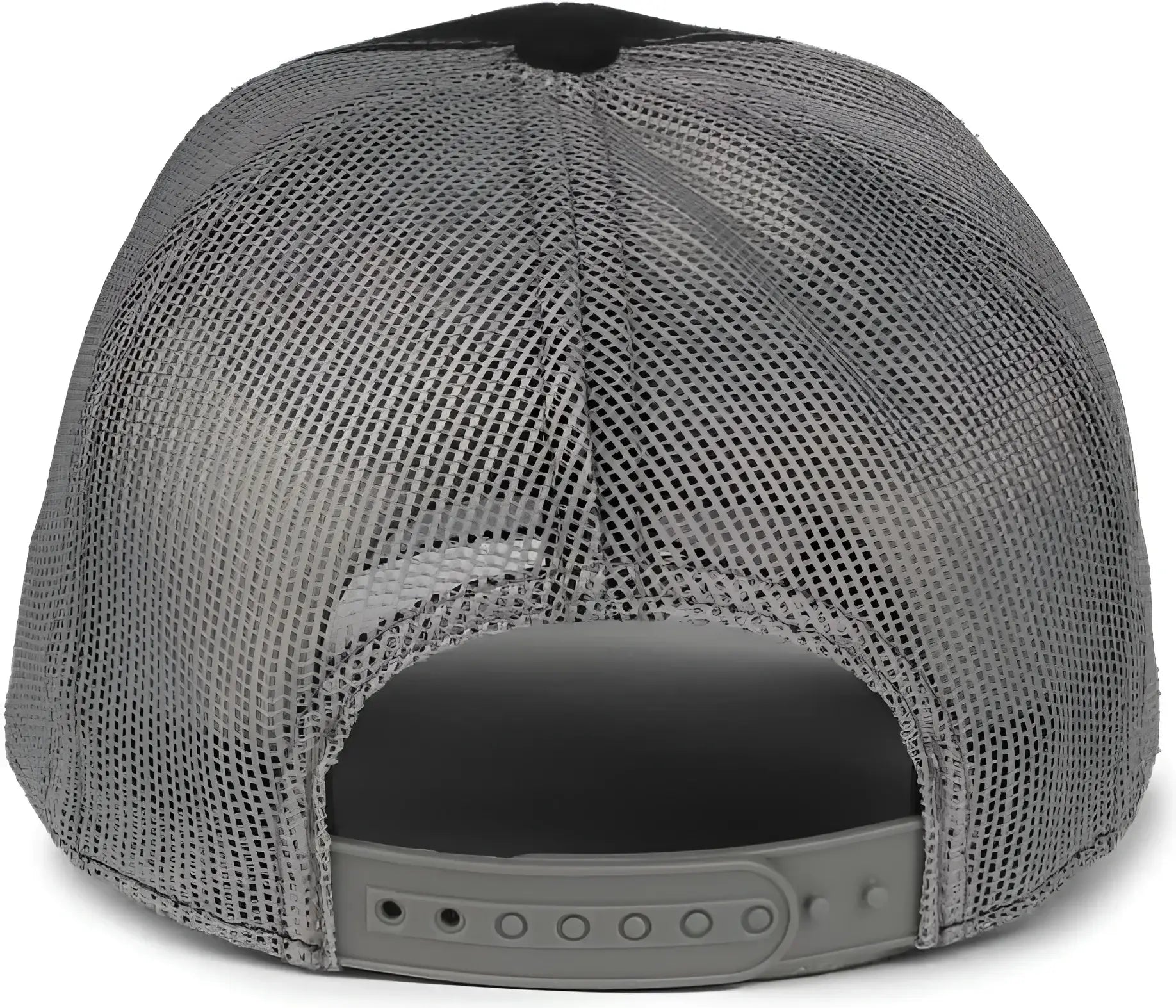 OC Sports FWT-130SB Garment Washed Snap Back Cap - Black Charcoal - Dark Gray / OSFM