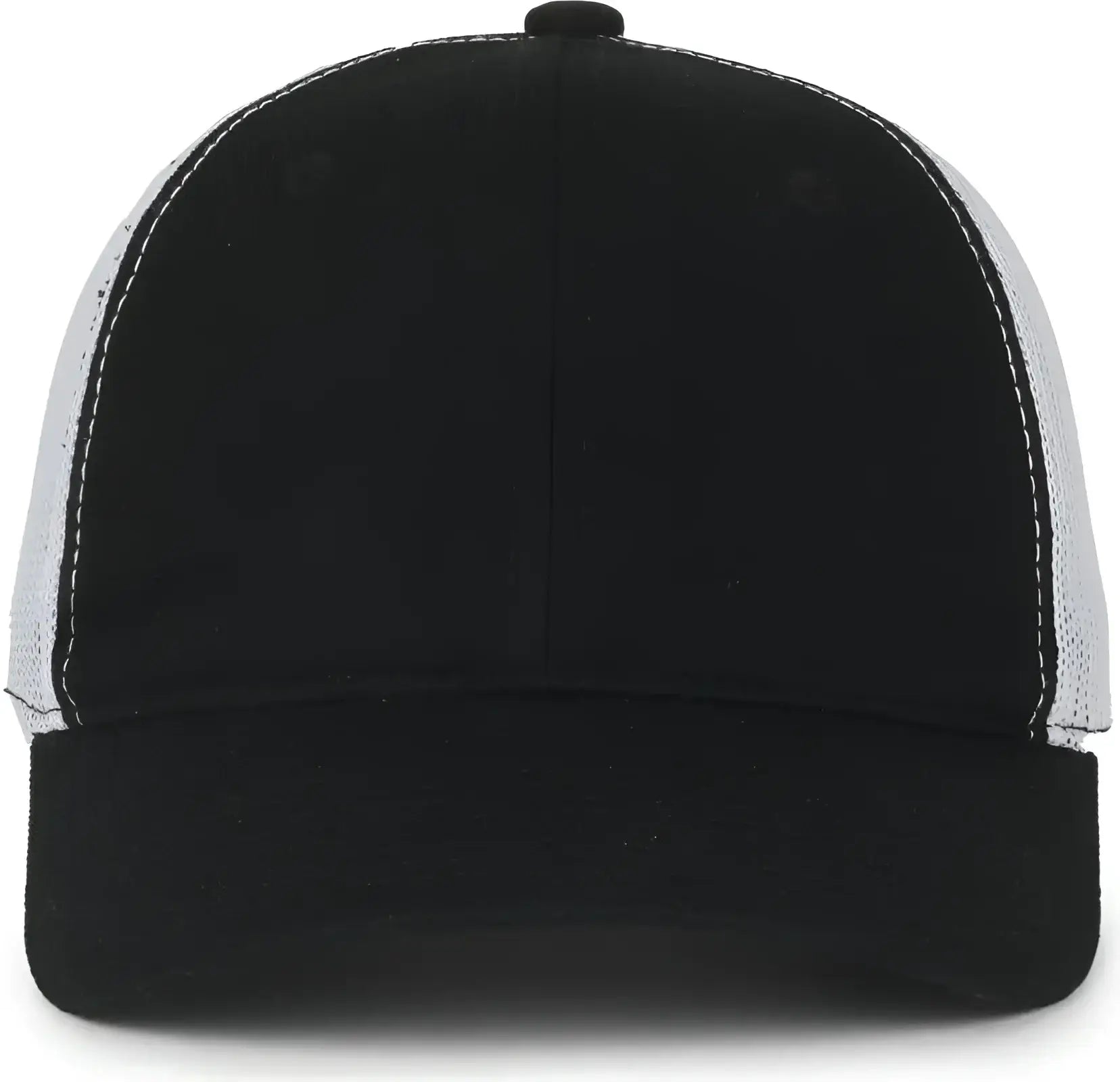 OC Sports FWT-130SB Garment Washed Snap Back Cap - Black White - White / OSFM